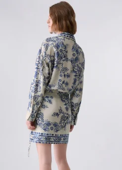 Abito con stampa foulard