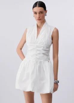 Abito corto con cut-out