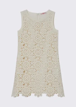 Abito corto in macramè