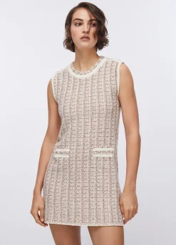 Abito corto in maglia