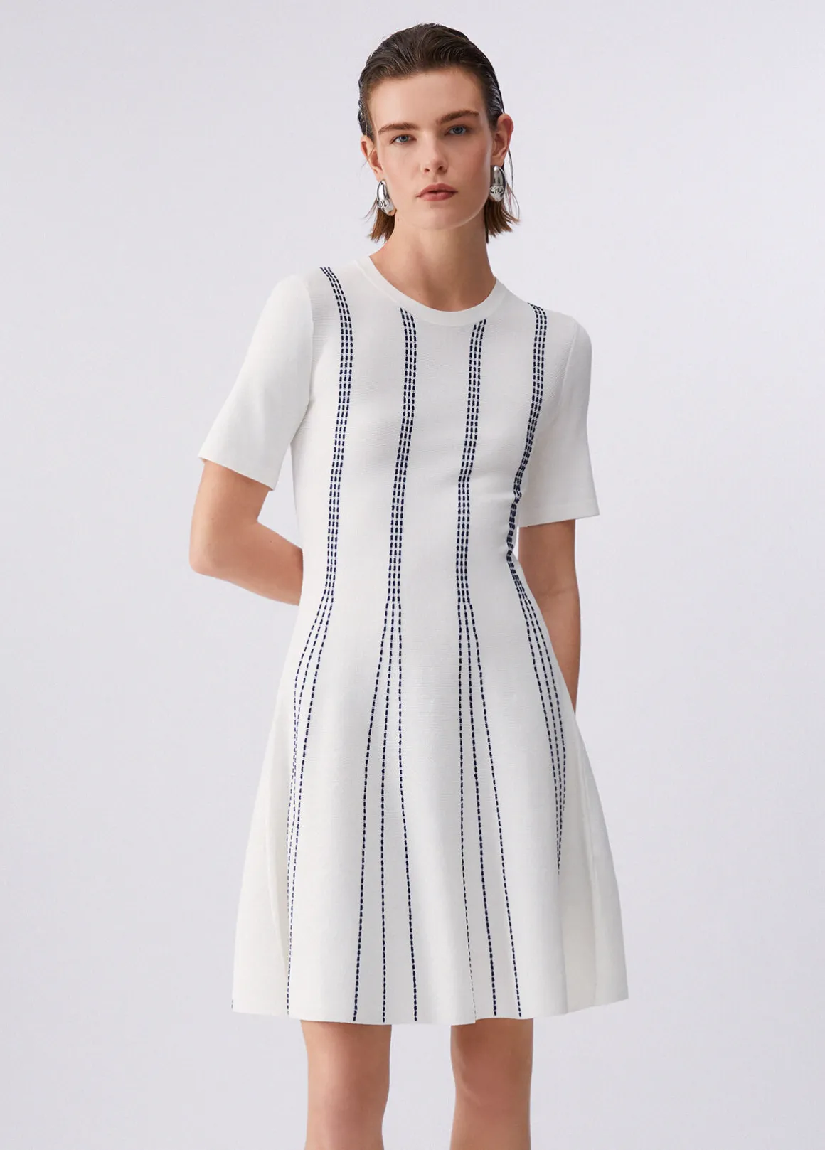 Abito corto in maglia