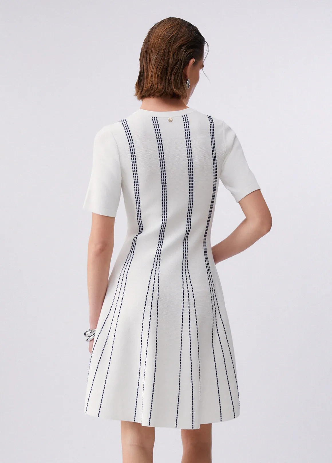 Abito corto in maglia