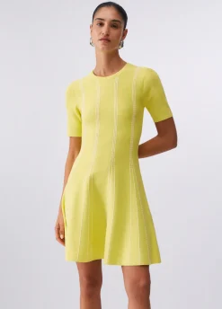 Abito corto in maglia