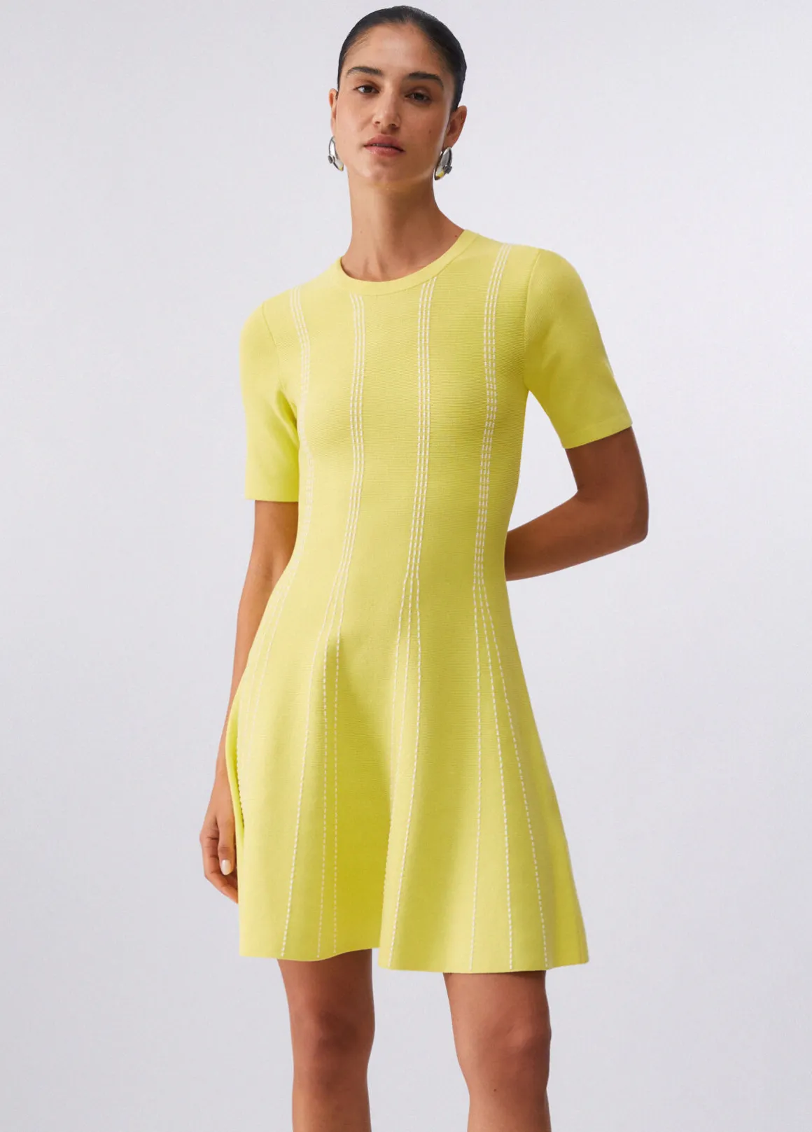 Abito corto in maglia