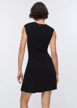 Abito corto in maglia