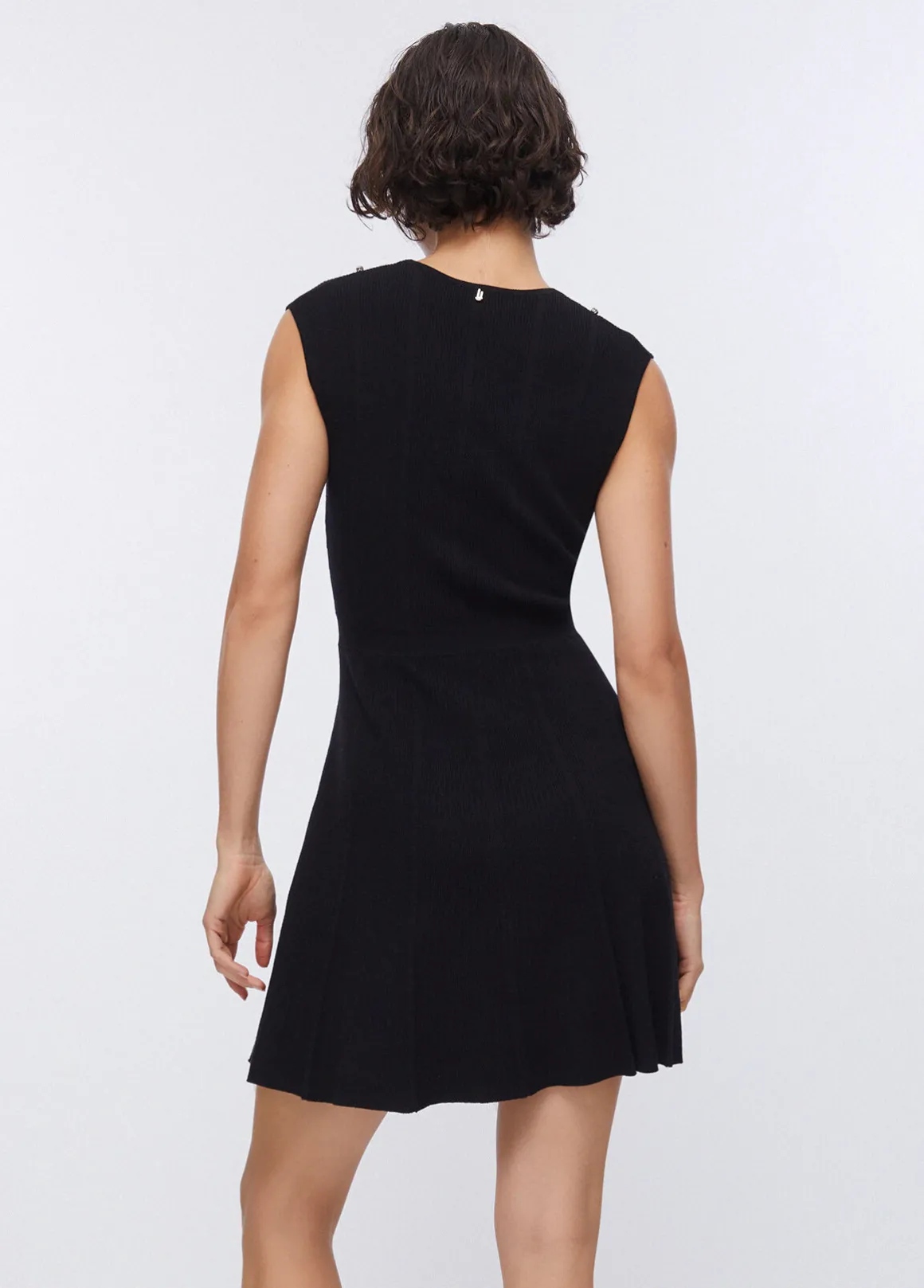 Abito corto in maglia