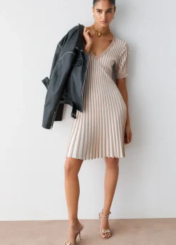 Abito corto in maglia