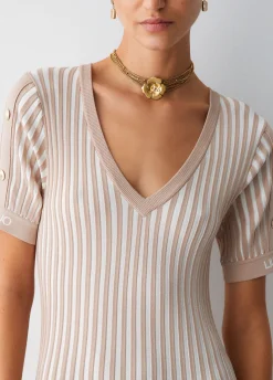 Abito corto in maglia