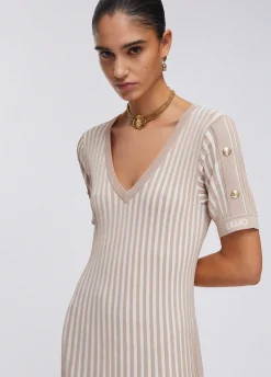 Abito corto in maglia