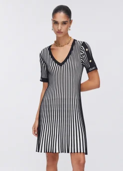 Abito corto in maglia