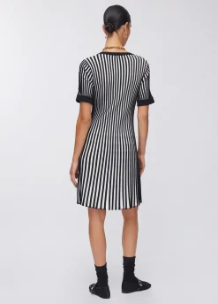 Abito corto in maglia