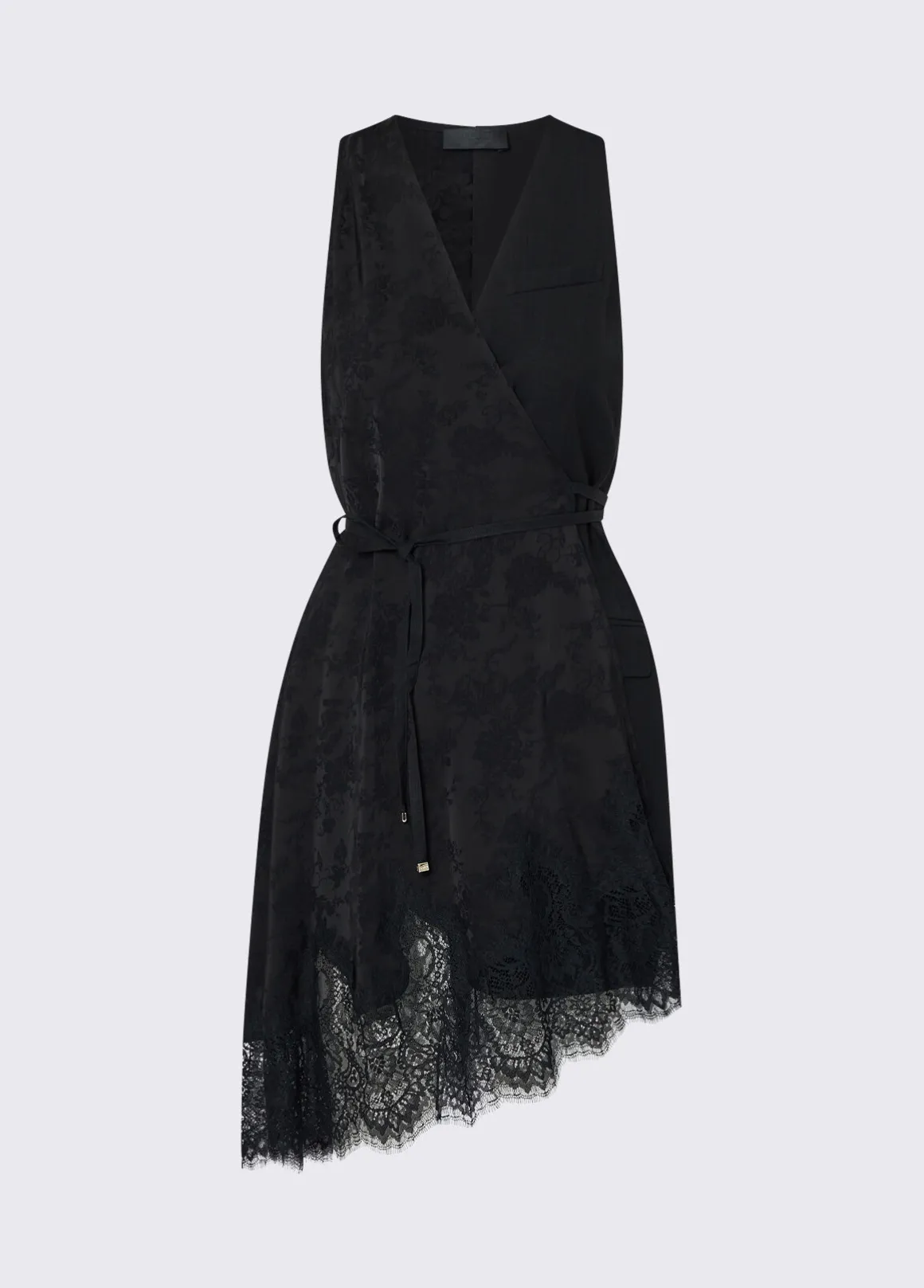 Abito corto jacquard