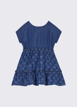 Abito in denim tencel
