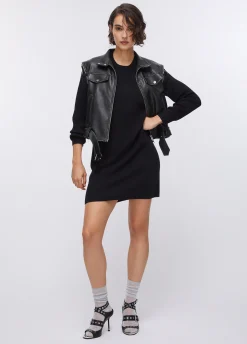 Abito in maglia con cut-out