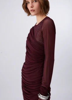 Abito in tulle con ricami gioiello