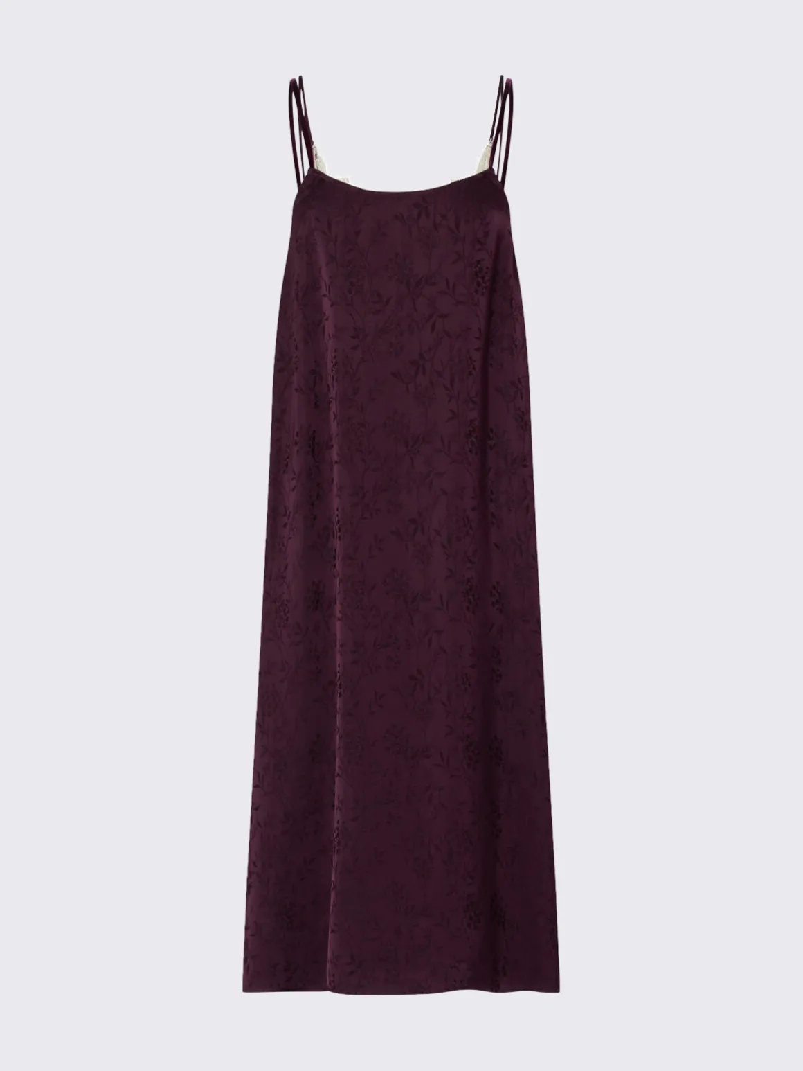 Abito lingerie in raso jacquard