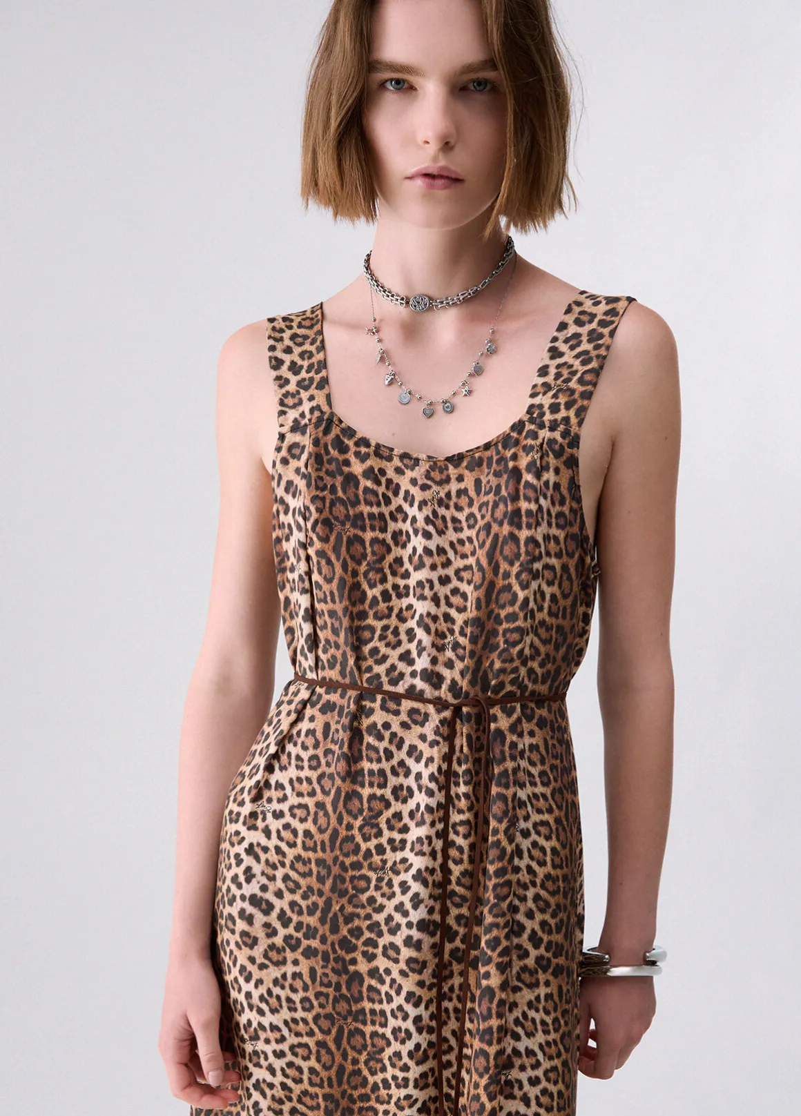 Abito lungo animalier