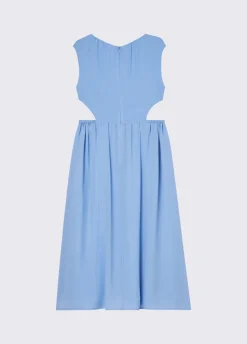 Abito lungo con cut-out