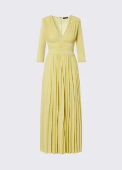 Abito lungo elegante in lurex