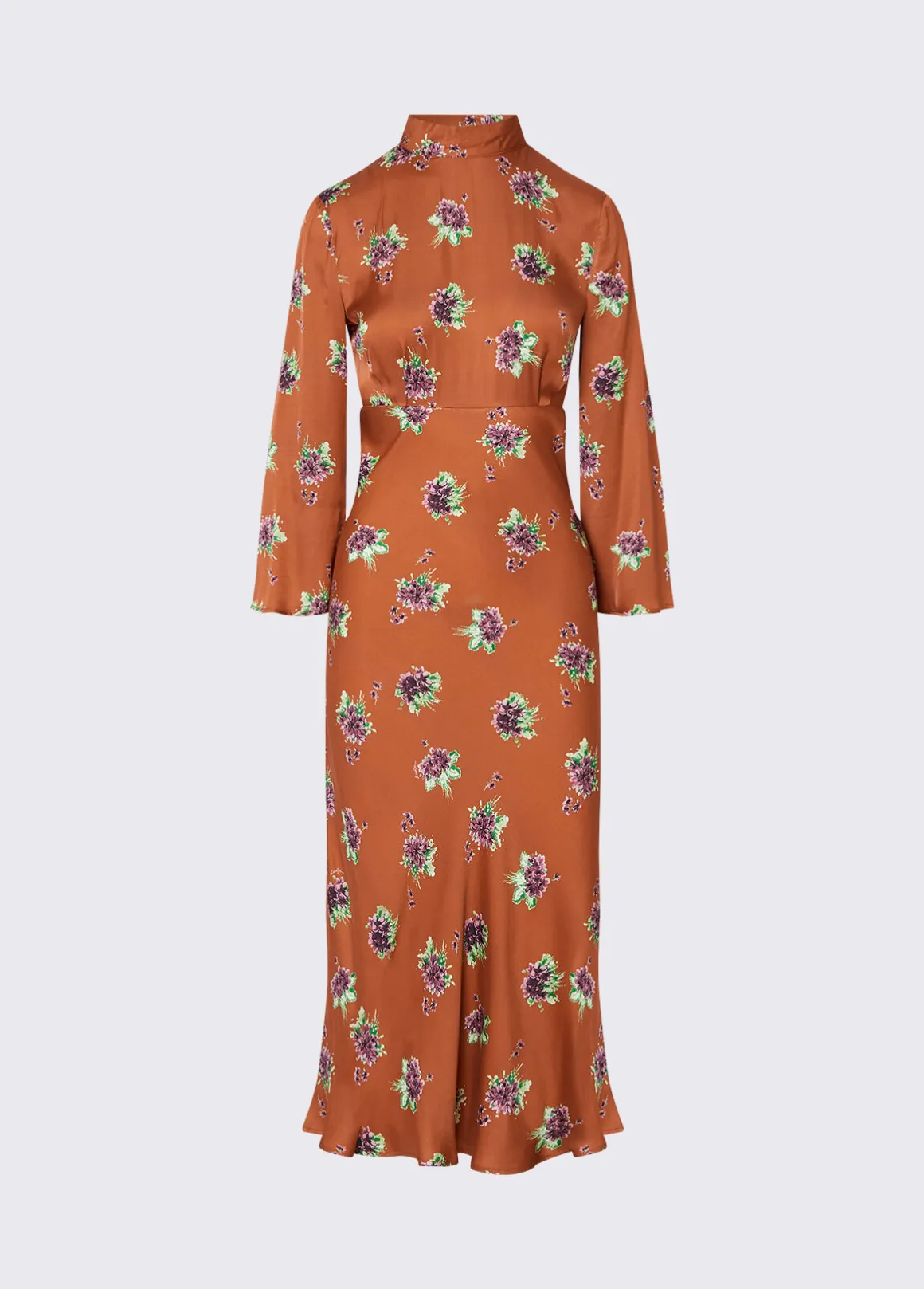 Abito midi a fiori