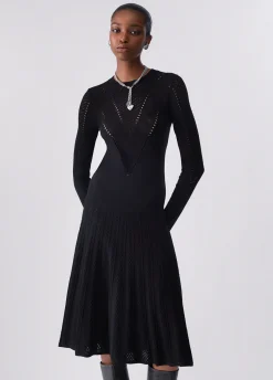 Abito midi in maglia