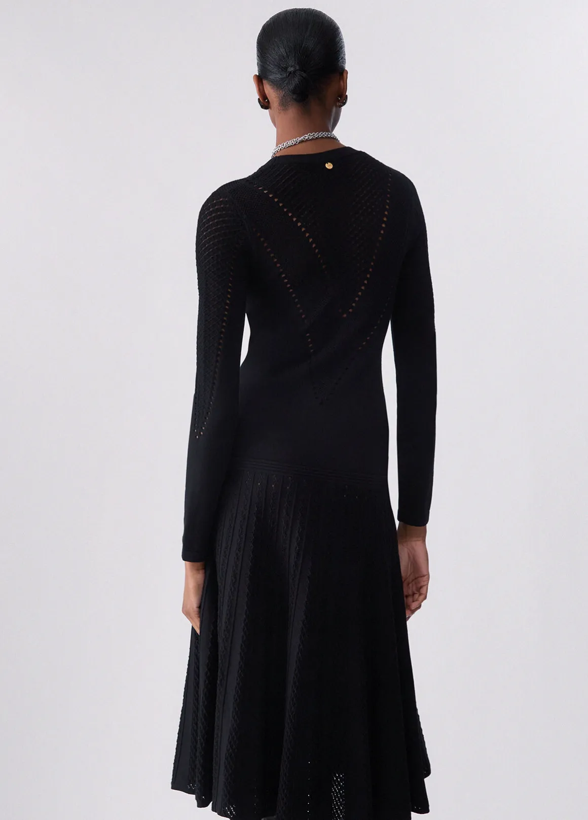 Abito midi in maglia