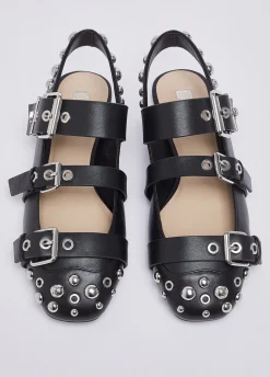 Ballerine con borchie
