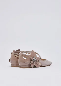 Ballerine con maxi fiore