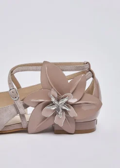 Ballerine con maxi fiore