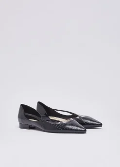 Ballerine in stampa cocco