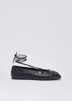 Ballerine lace-up