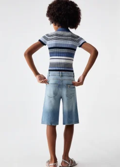 Bermuda in denim