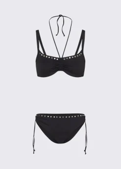 Bikini top con ferretto e slip