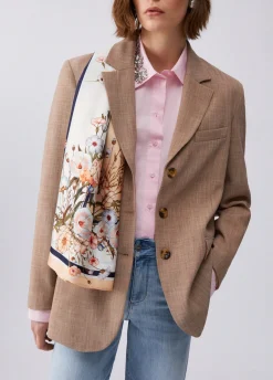 Blazer con foulard