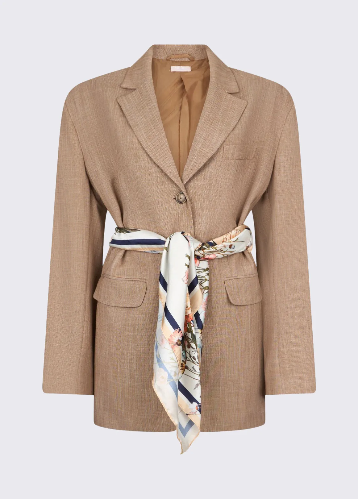 Blazer con foulard