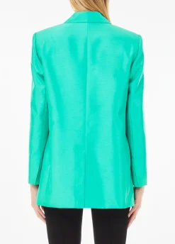 Blazer in shantung