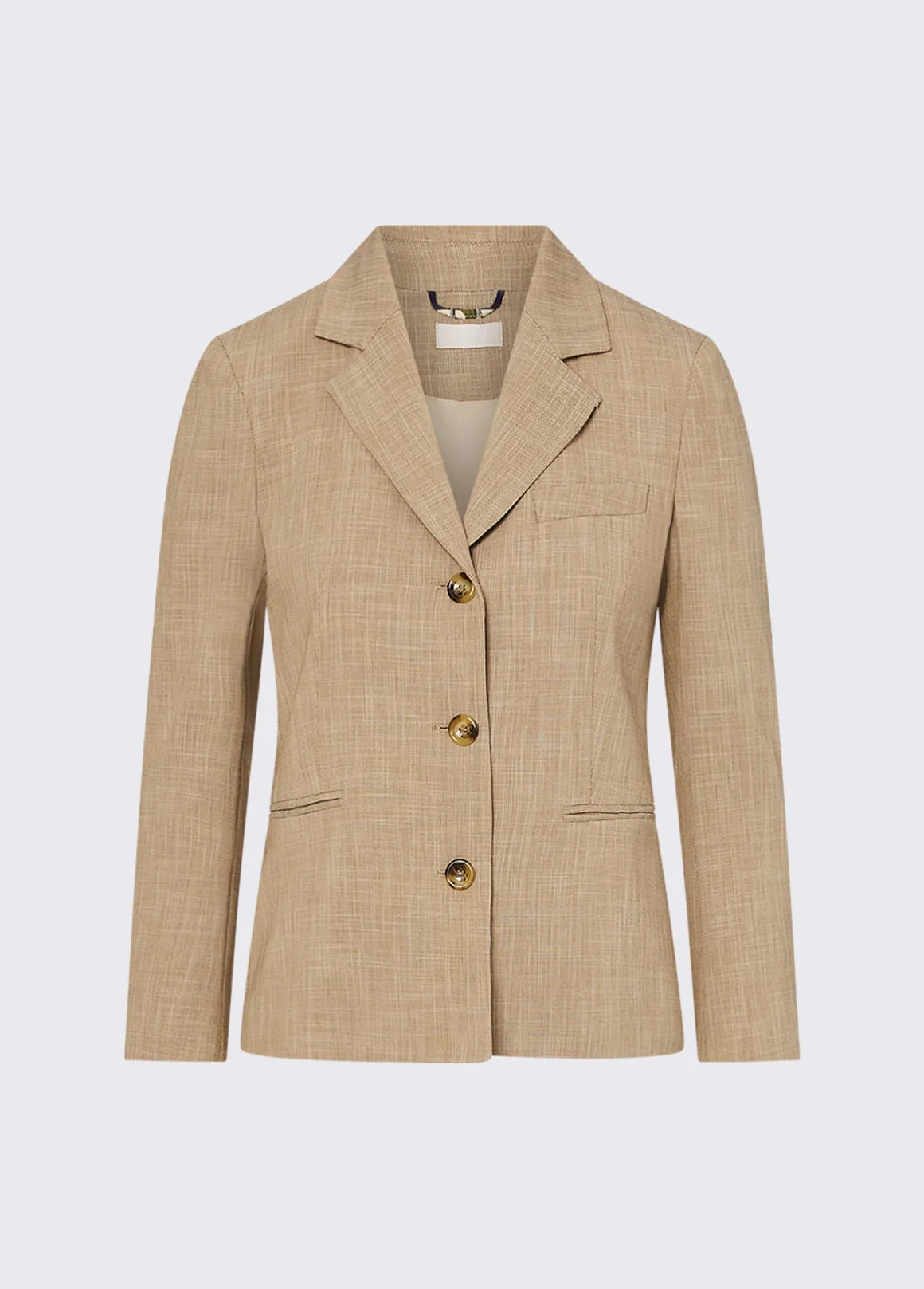 Blazer in tessuto mélange