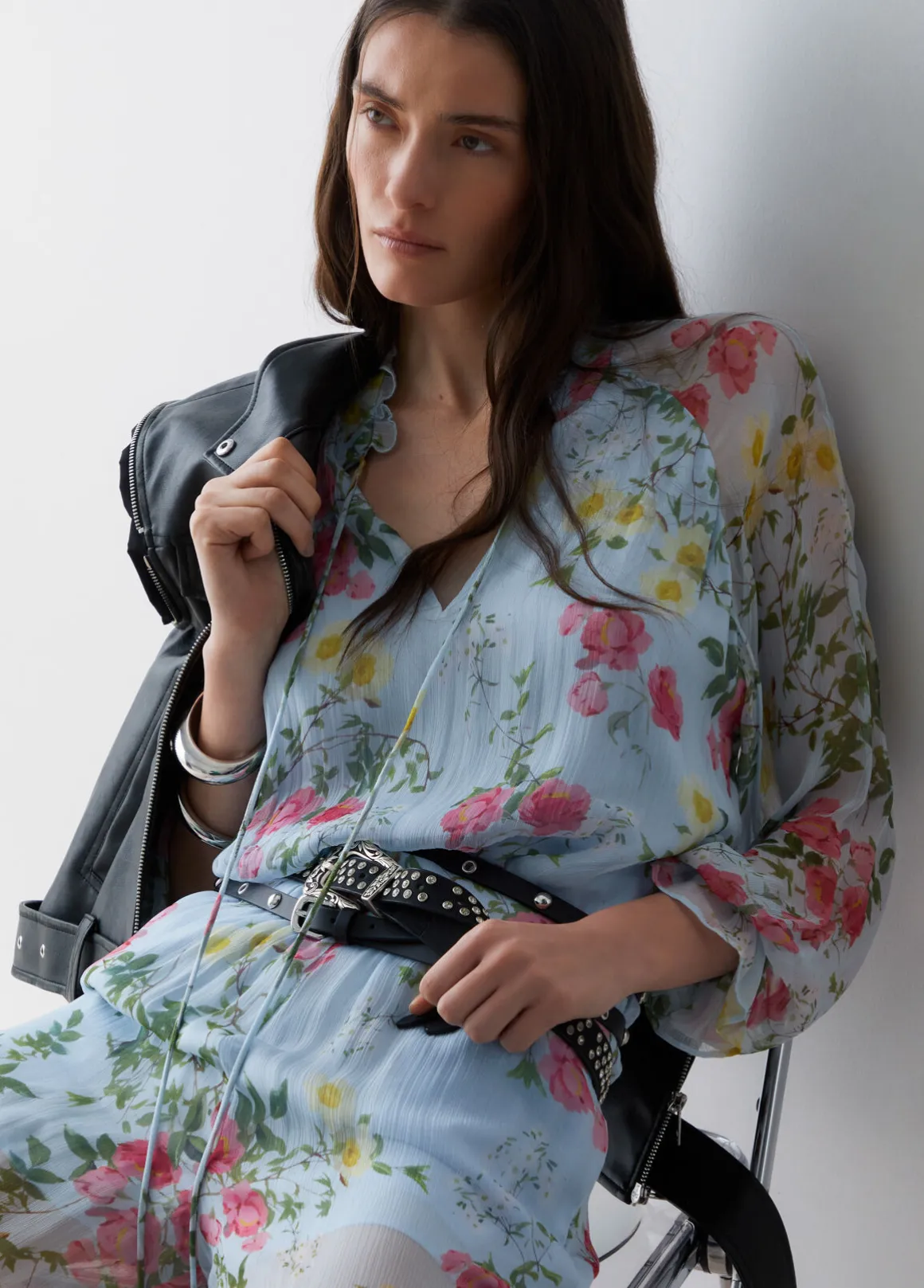 Blusa a fiori