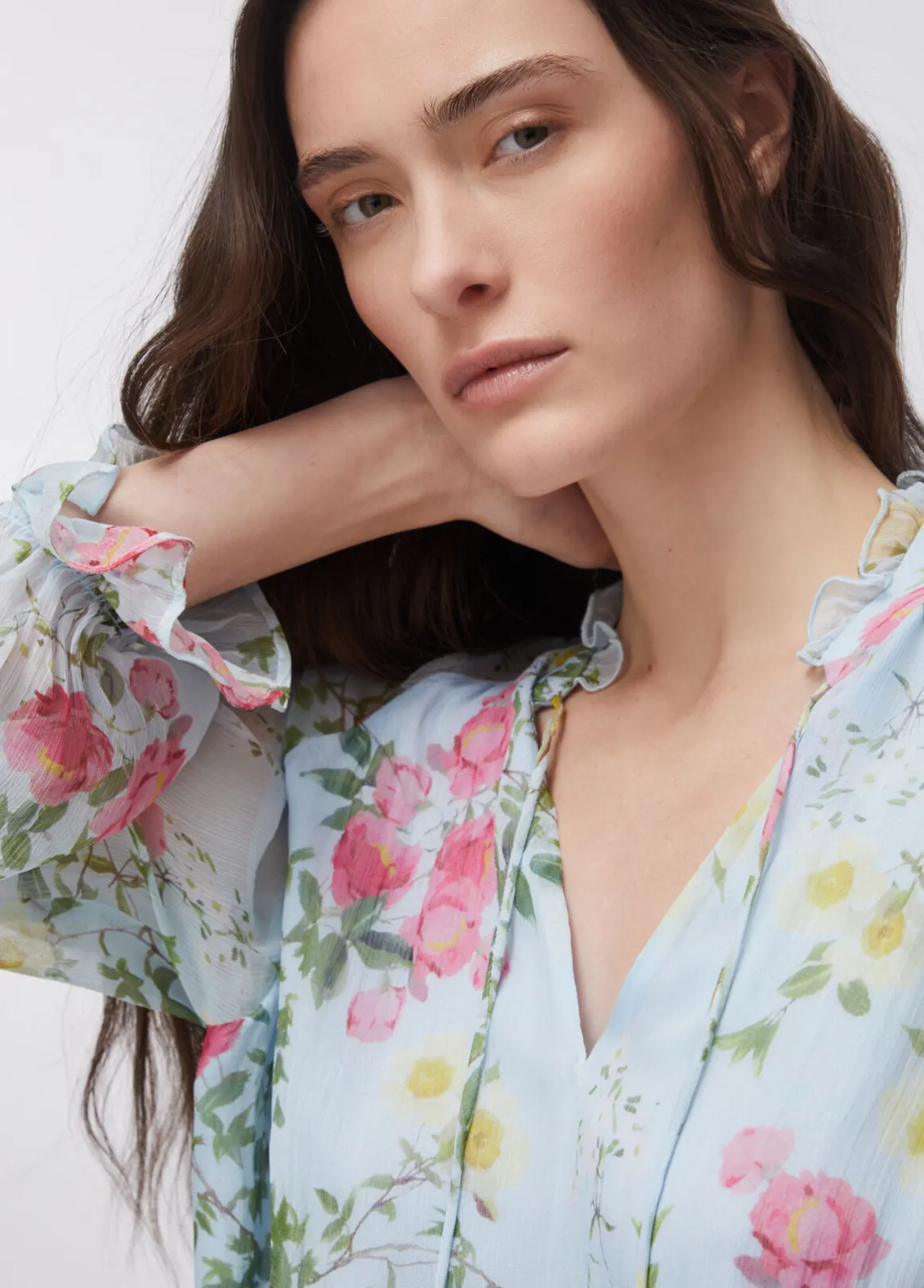 Blusa a fiori