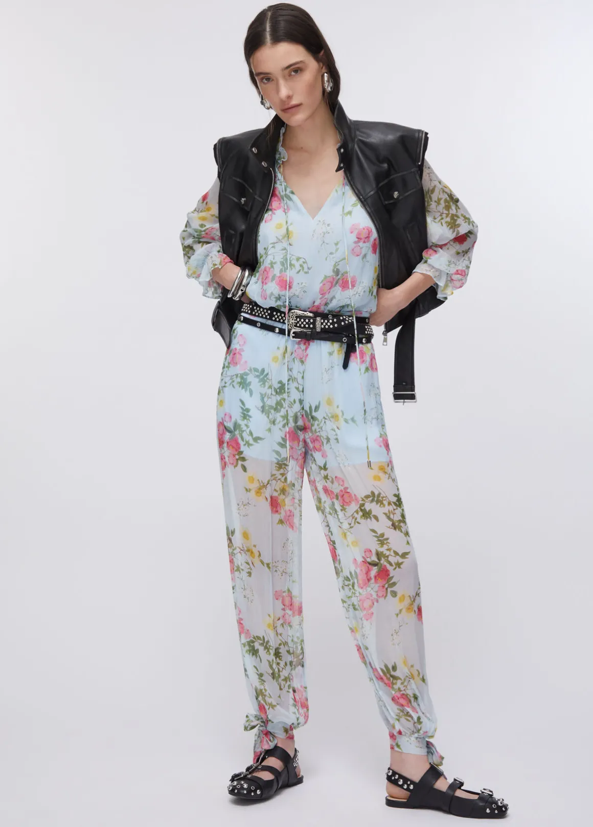 Blusa a fiori