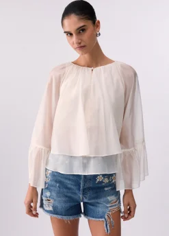 Blusa in mussola