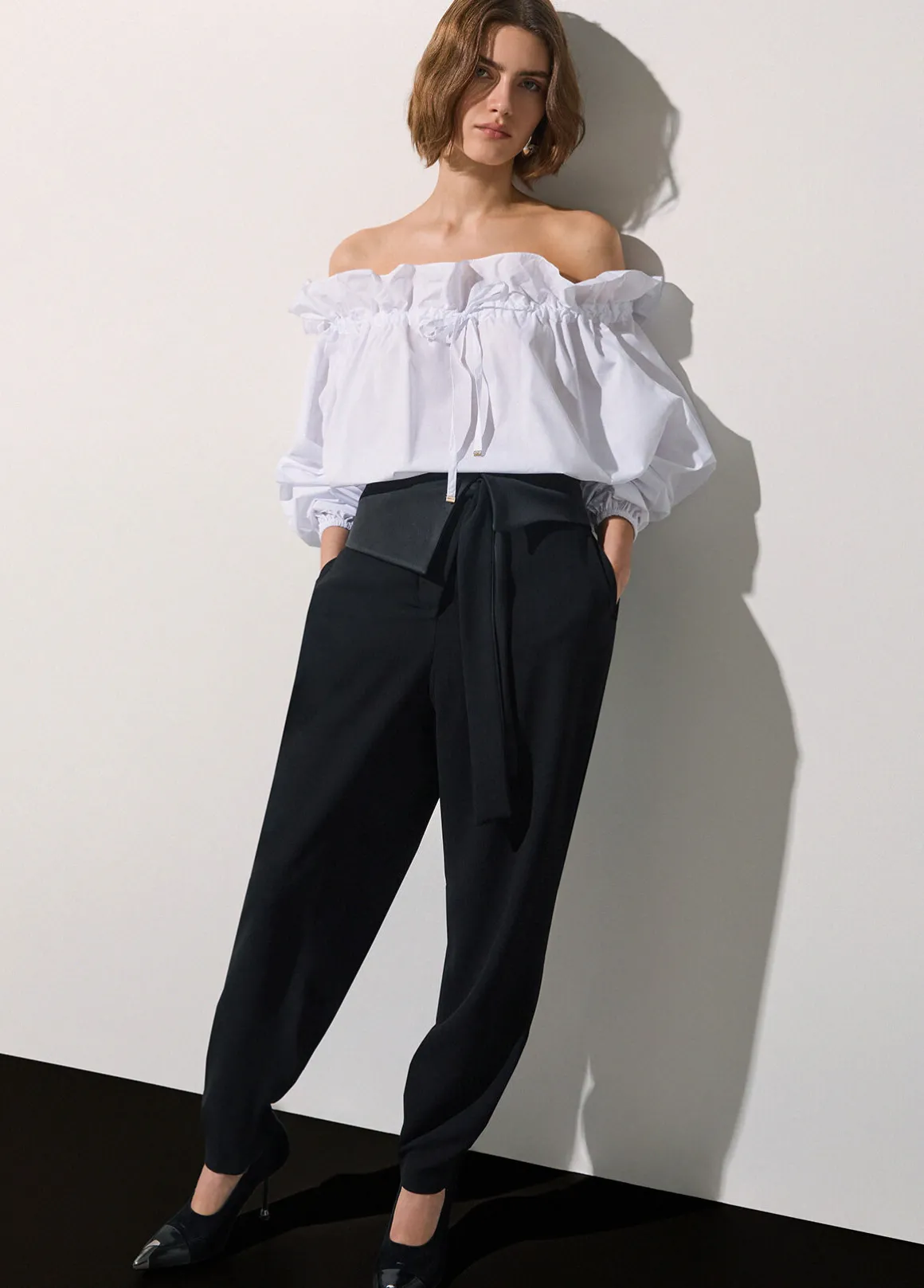 Blusa in popeline