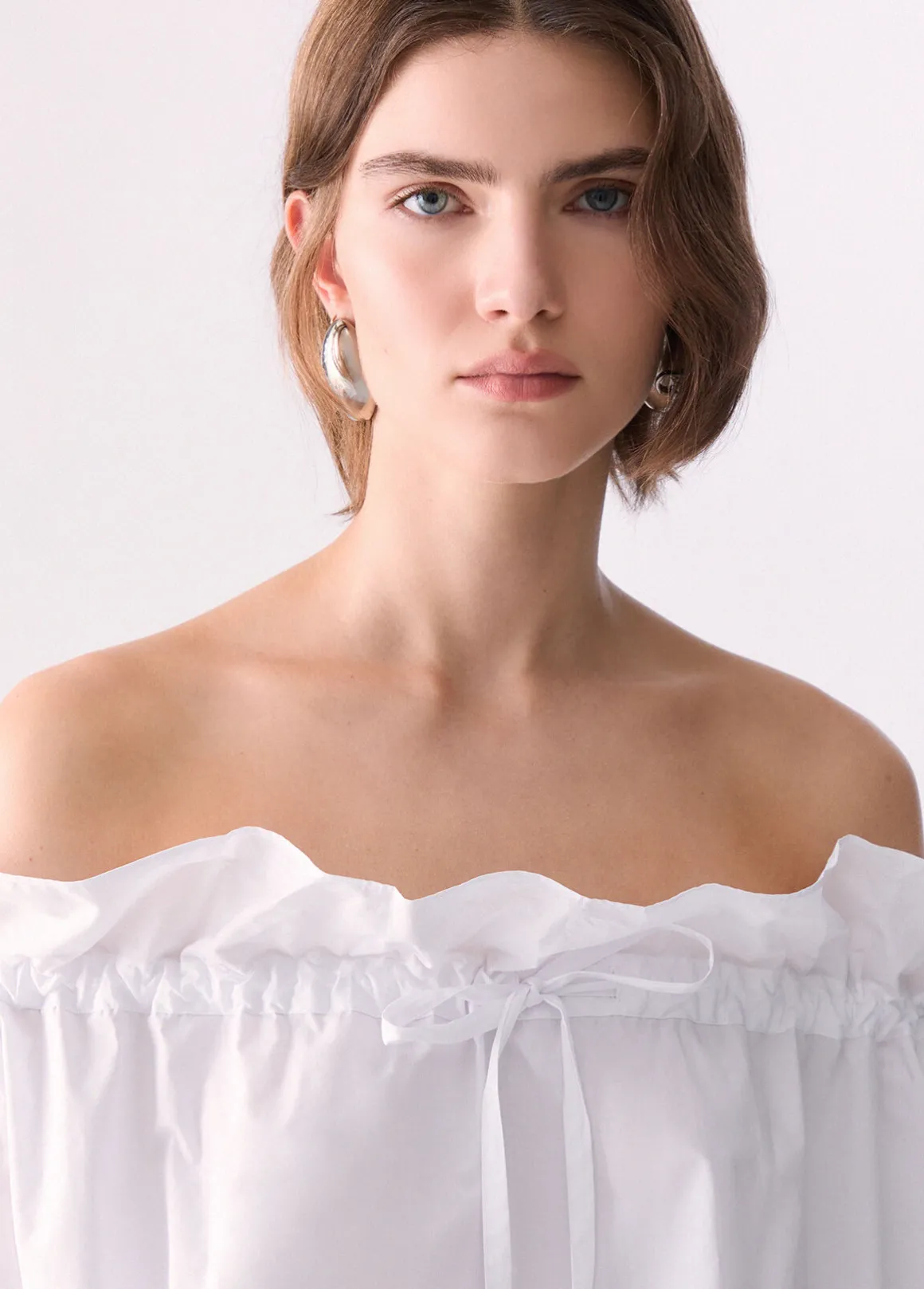 Blusa in popeline