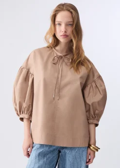 Blusa in popeline