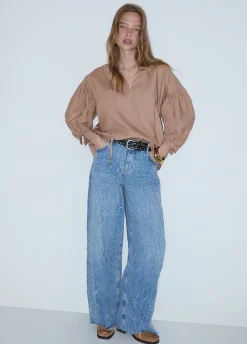 Blusa in popeline