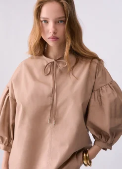 Blusa in popeline