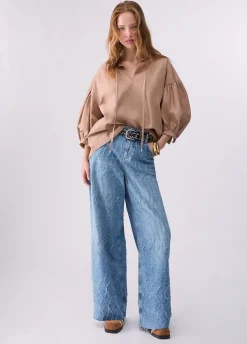 Blusa in popeline