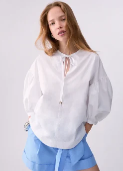 Blusa in popeline