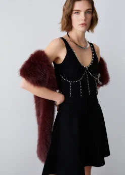 Body con ricami gioiello