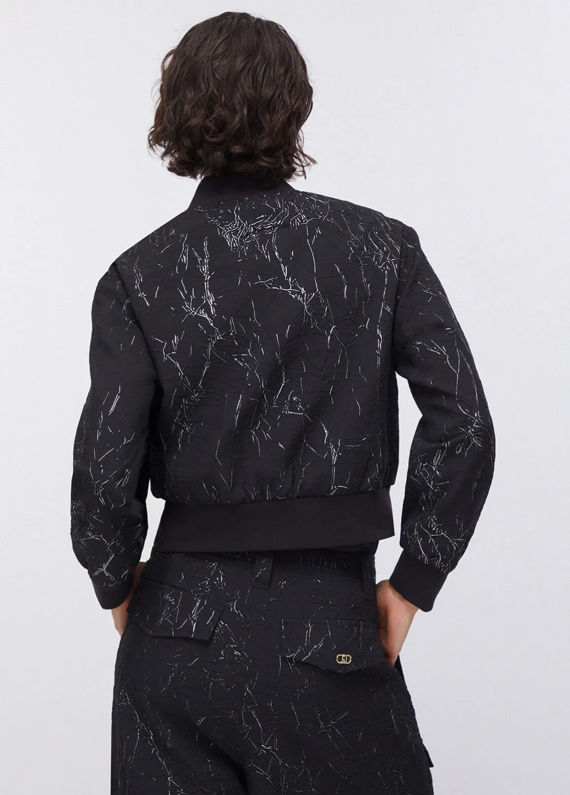 Bomber effetto wrinkle